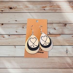Hockey Mom Earrings Custom Handmade